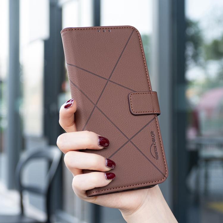 Geometric Pattern RFID Leather Phone Case, For iPhone 16, For iPhone 15 Pro Max, For iPhone 15 Pro, For iPhone 14 Plus / 15 Plus
