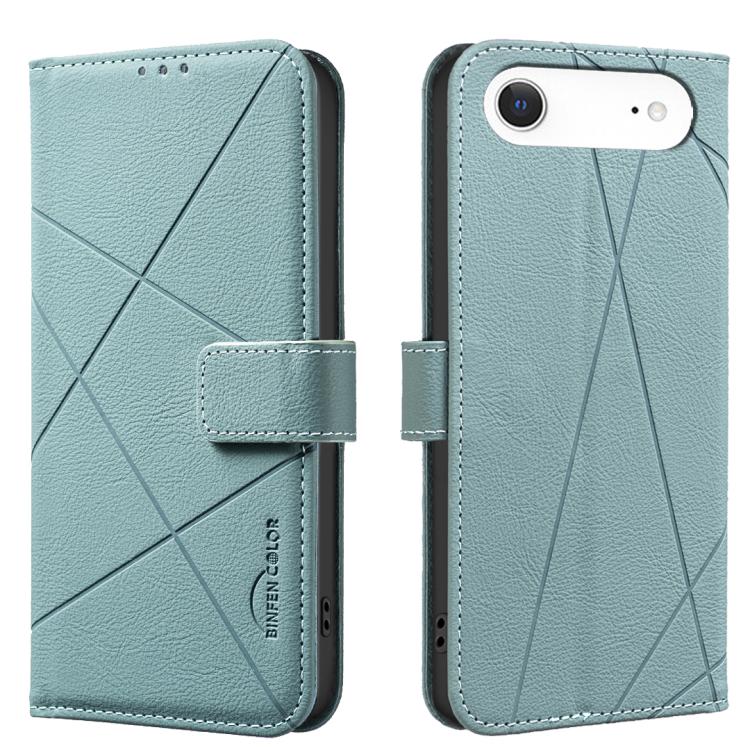 Geometric Pattern RFID Leather Phone Case, For iPhone Air, For iPhone 16 Pro Max, For iPhone 16 Pro, For iPhone 16 Plus