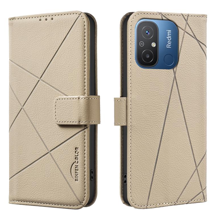 Geometric Pattern RFID Leather Phone Case, For Xiaomi Poco C55, For Xiaomi Poco X5 Pro, For Xiaomi Poco X5, For Xiaomi Poco M3 Pro
