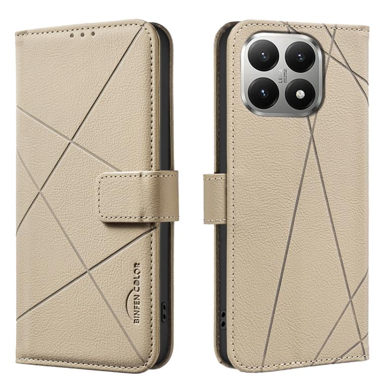 Geometric Pattern RFID Leather Phone Case, For Xiaomi 15T 5G, For Xiaomi Poco F7 5G Global, For Xiaomi Poco X7 Pro, For Xiaomi Poco C75