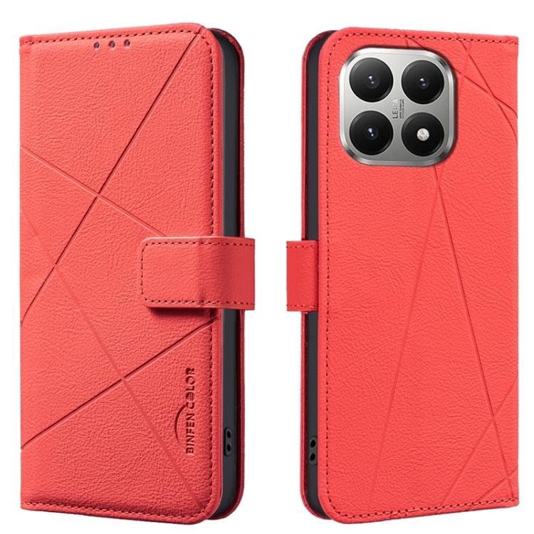 Geometric Pattern RFID Leather Phone Case, For Xiaomi 15T 5G, For Xiaomi Poco F7 5G Global, For Xiaomi Poco X7 Pro, For Xiaomi Poco C75