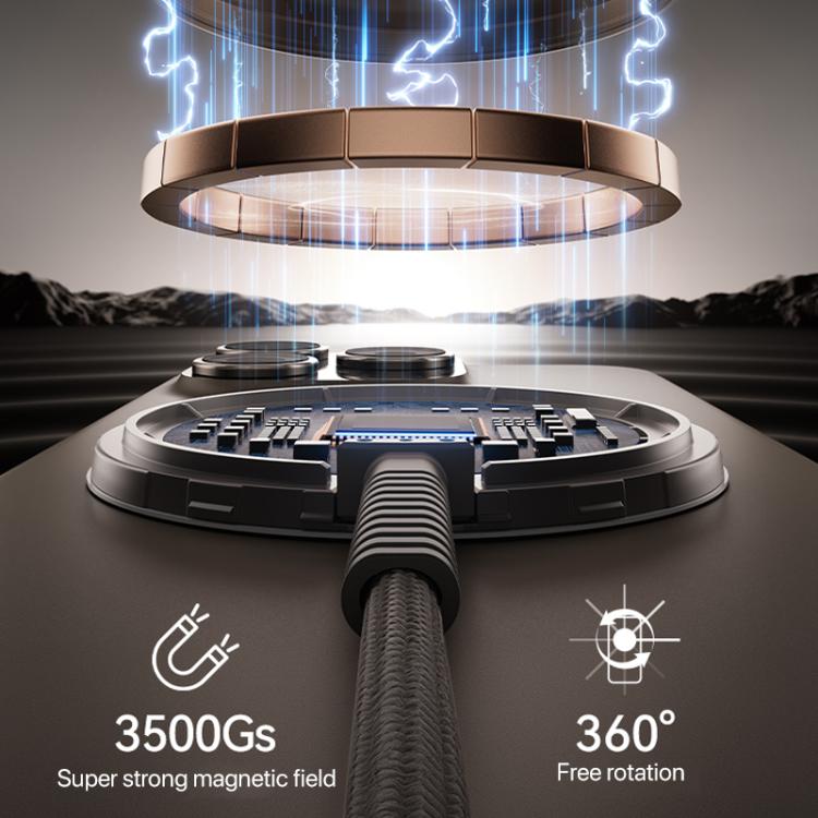 MOMAX UD32L Q2.Mag Portable Qi2 Magnetic Wireless Charger 15W(Titanium Gold)