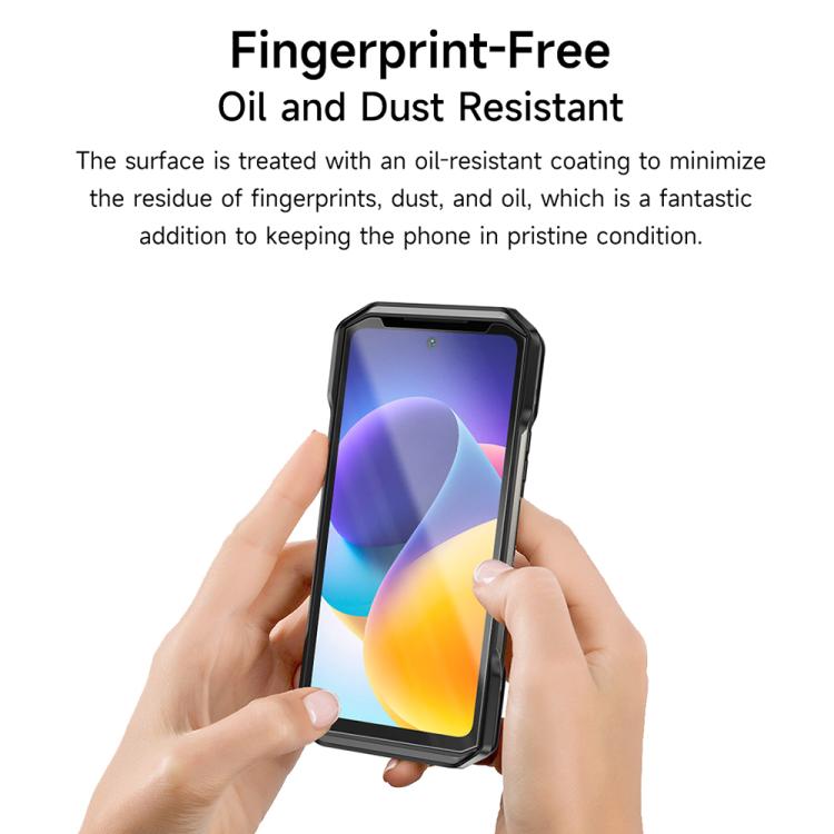 For Ulefone Armor 34 Pro Projector 2pcs / Pack Ulefone 9H HD Anti Fingerprint Tempered Glass Screen Protector