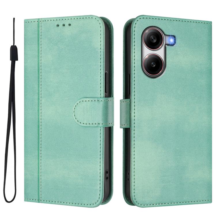 Line Splicing Buckle Retro Leather Phone Case, For Xiaomi Poco X7 Pro 5G, For Xiaomi Poco M7 Pro 5G / Redmi Note 14 5G, For Xiaomi 15 Pro