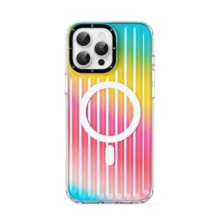 For iPhone 16 Pro Max DUX DUCIS ZEST Series Colorful Gradient MagSafe Magnetic Phone Case(Gradient Rainbow)