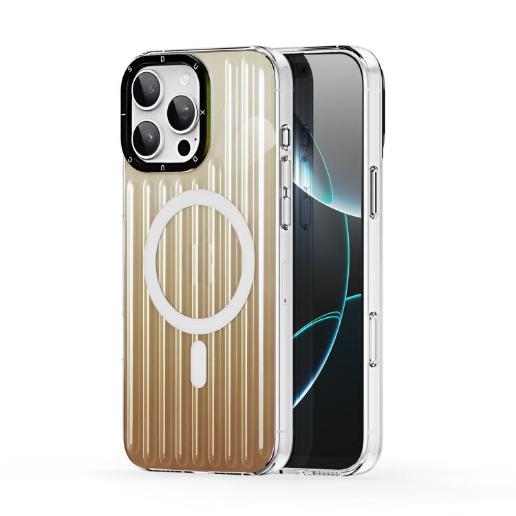 For iPhone 16 Pro DUX DUCIS ZEST Series Colorful Gradient MagSafe Magnetic Phone Case(Gradient Desert Gold)