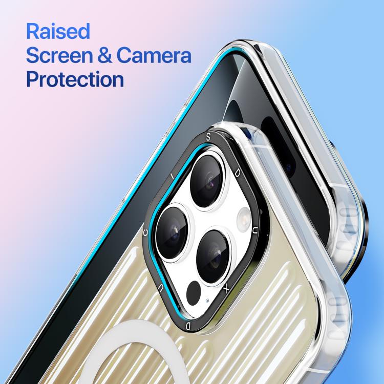 For iPhone 16 Pro DUX DUCIS ZEST Series Colorful Gradient MagSafe Magnetic Phone Case(Gradient Desert Gold)