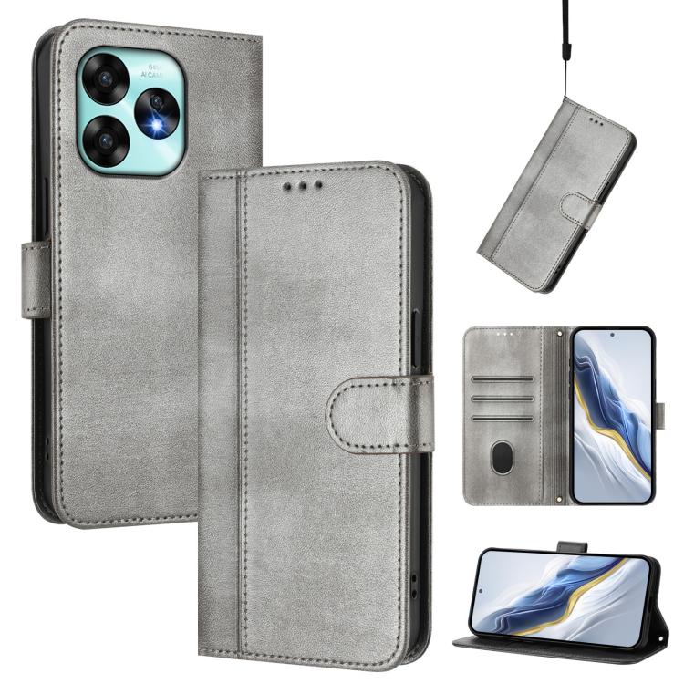 Line Splicing Buckle Retro Leather Phone Case, For UMIDIGI A15 / A15C / A15T, For UMIDIGI Bison X20, For UMIDIGI Power 7 / 7S