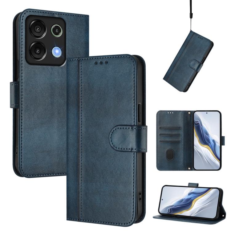 Line Splicing Buckle Retro Leather Phone Case, For UMIDIGI Note 100, For UMIDIGI G9 5G / Note 9 5G, For UMIDIGI Note 90