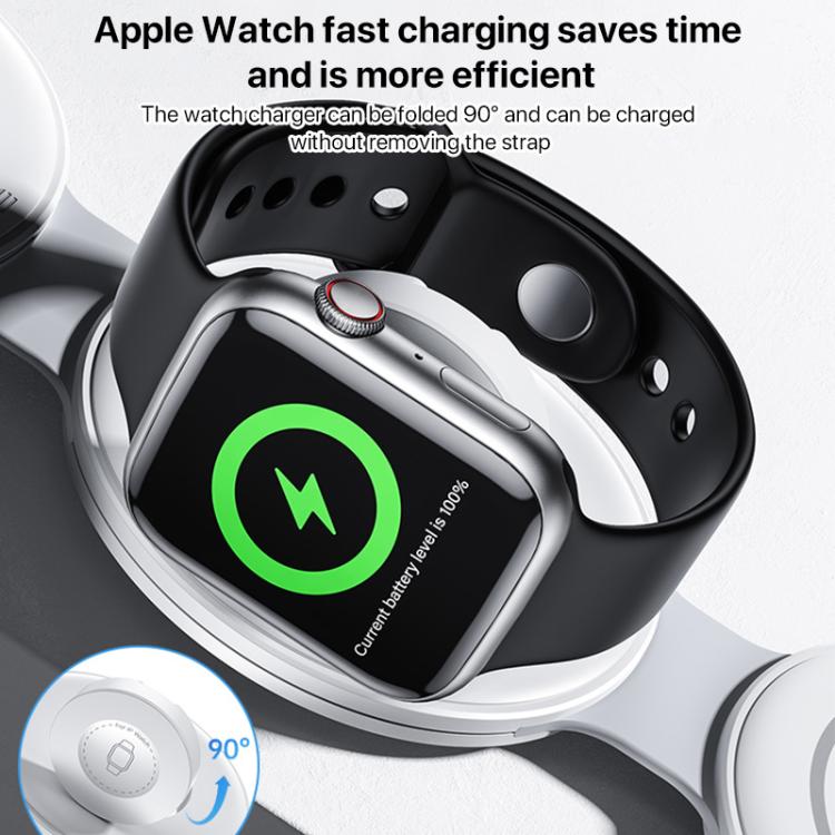 Yesido DS29 5 in 1 Foldable Wireless Charger for Phone / Watch / Earphone(White)