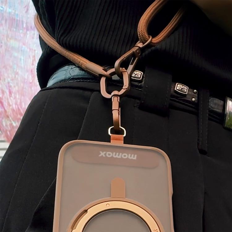 MOMAX SR39 Cord Phone Braided Lanyard(Desert Gold)