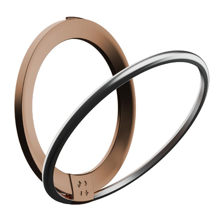 MOMAX HOOP Magnetic Ring Phone Holder(Desert Gold)