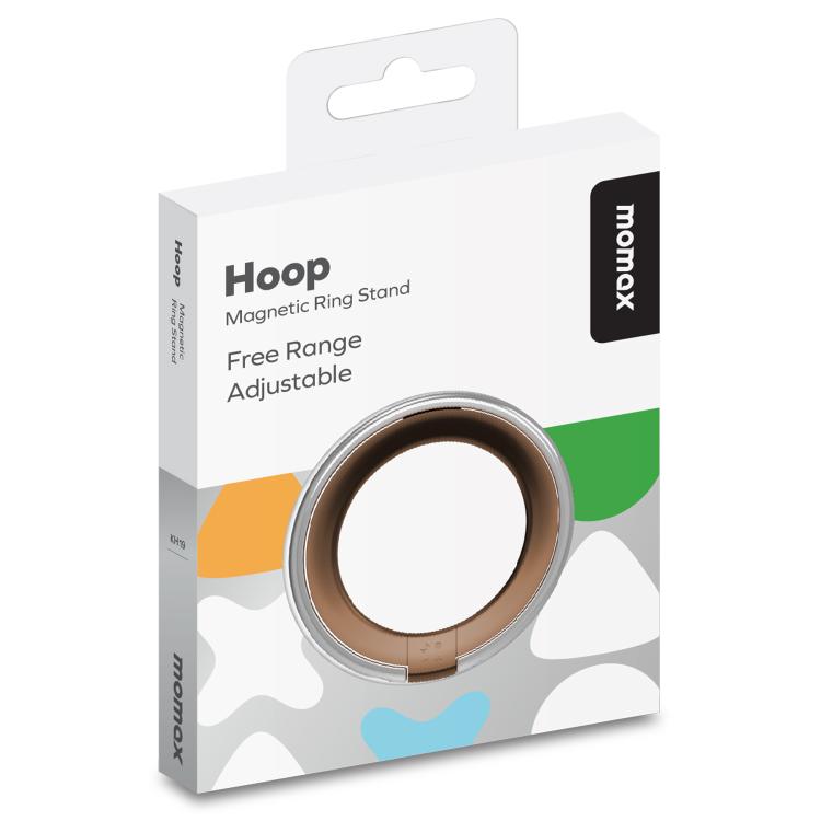MOMAX HOOP Magnetic Ring Phone Holder(Desert Gold)