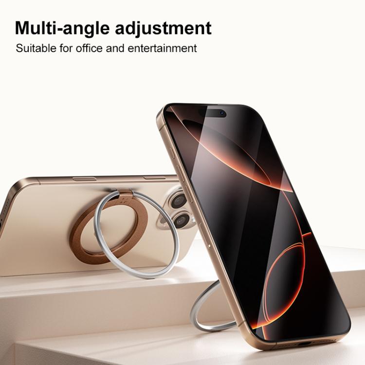 MOMAX HOOP Magnetic Ring Phone Holder(Desert Gold)