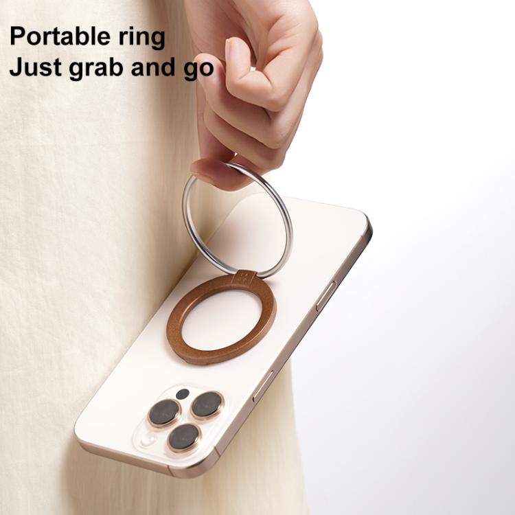 MOMAX HOOP Magnetic Ring Phone Holder(Desert Gold)