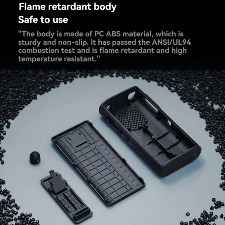 Original Xiaomi Walkie Talkie 3 Chat Version Support 1-5km Intercom Distance, APP Writing Frequency(Black)