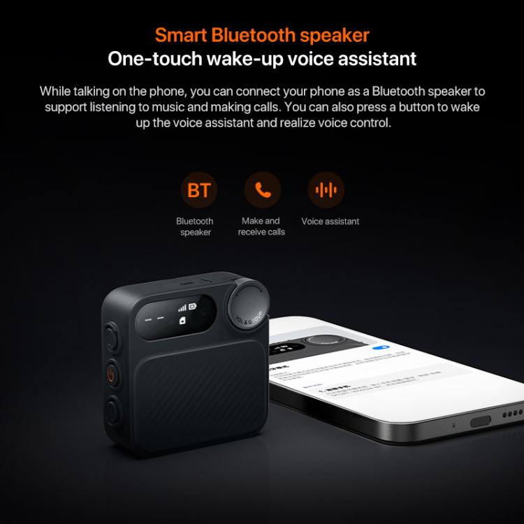 Original Xiaomi Sports Walkie Talkie, Support 5000km Intercom Distance(Black)
