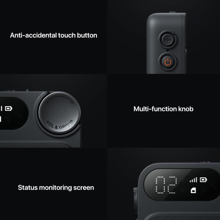 Original Xiaomi Sports Walkie Talkie, Support 5000km Intercom Distance(Black)