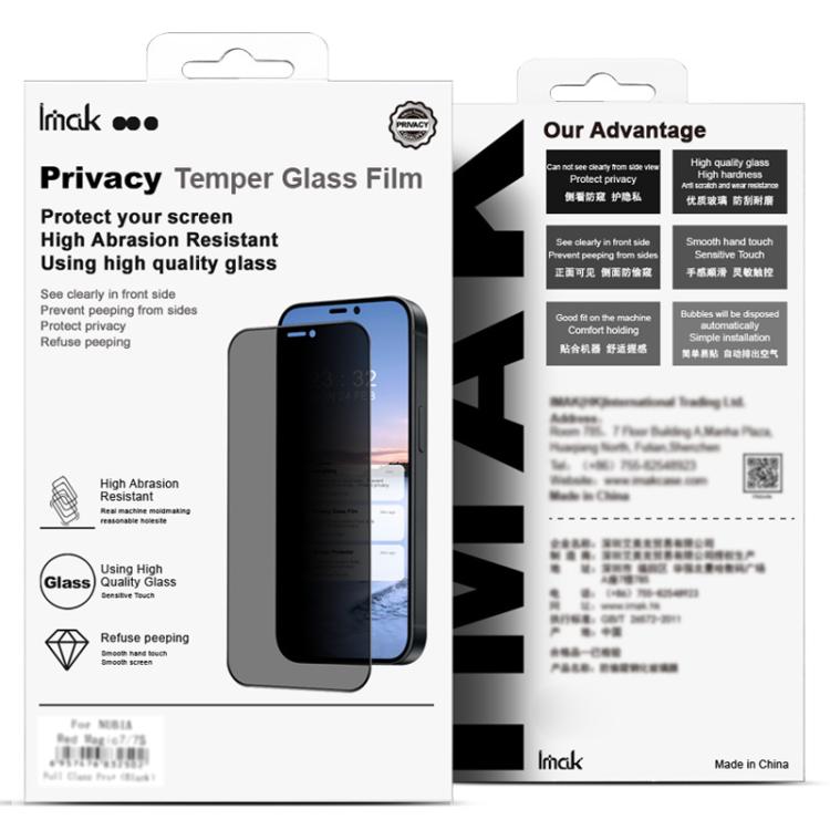 IMAK Privacy Full Coverage Tempered Back Screen Glass Film, For Samsung Galaxy Z Flip7 5G