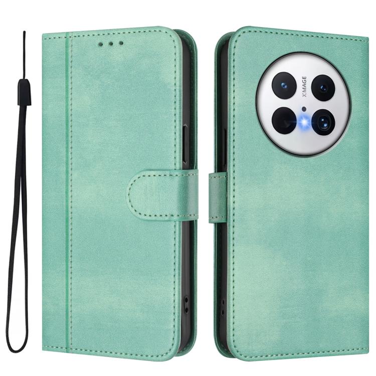 Line Splicing Buckle Retro Leather Phone Case, For Huawei Mate 70 Pro, For Huawei Mate 70, For Huawei Nova 13 Pro