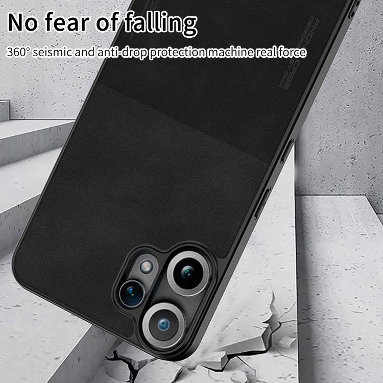 For Nothing CMF Phone 2 Pro GKK Skin Feel Leather Frosted Phone Case(Black)