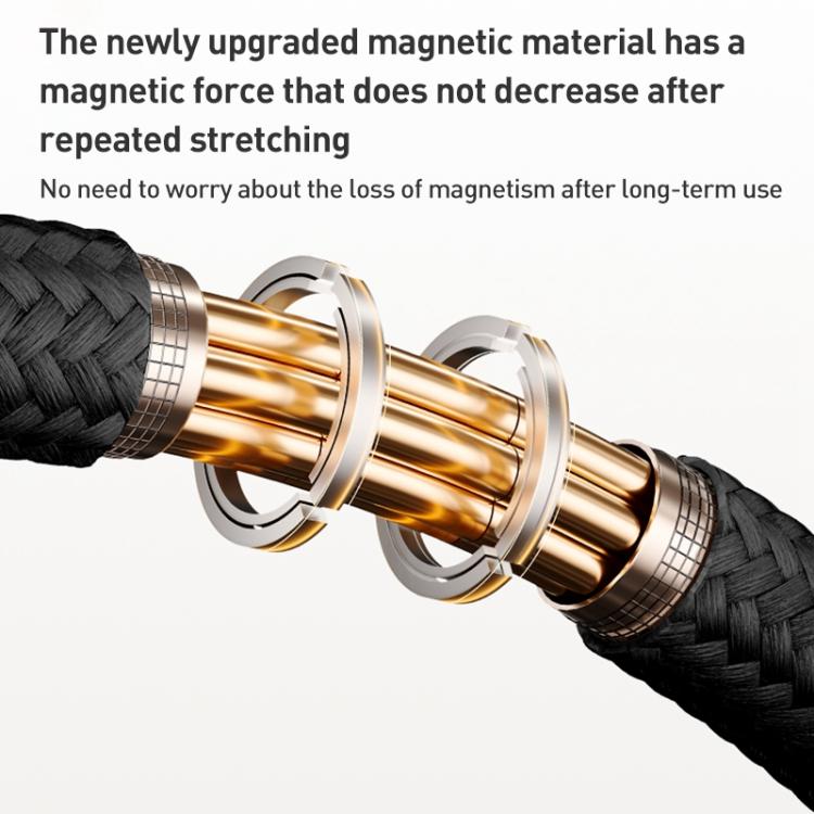 Momax Mag.Link Duo Magnetic 60W USB-C / Type-C to USB-C / Type-C / 8 Pin Data Cable, Length:1m(Black)