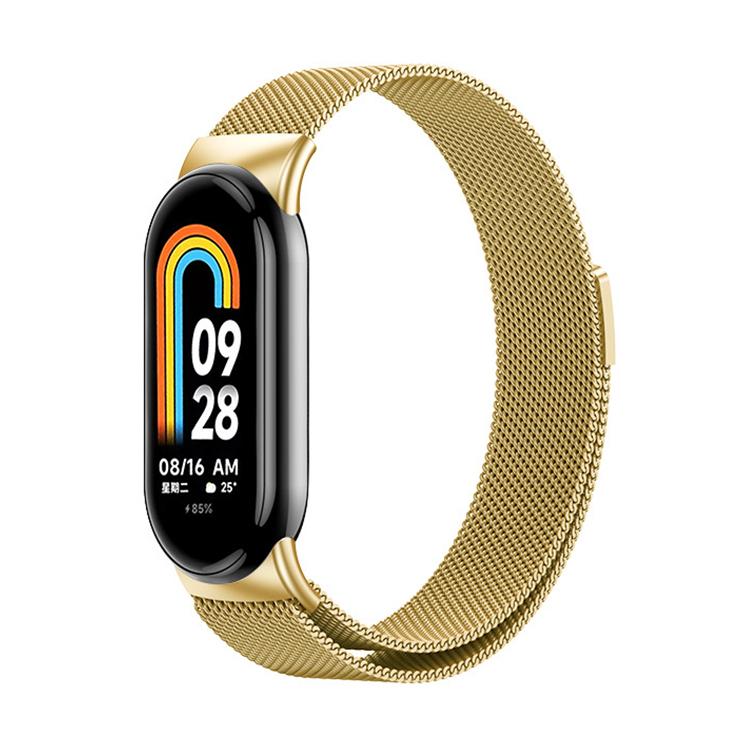xDfind Milan Magnetic Stainless Steel Watch Band, For Xiaomi Smart Band 10/10 NFC/9/9 NFC/8/8 NFC