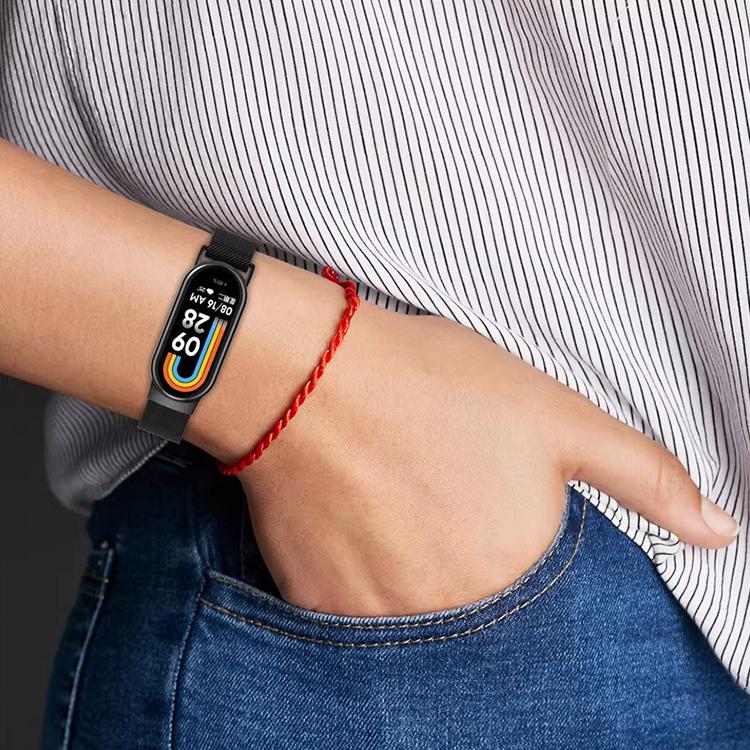 xDfind Milan Magnetic Stainless Steel Watch Band, For Xiaomi Smart Band 10/10 NFC/9/9 NFC/8/8 NFC