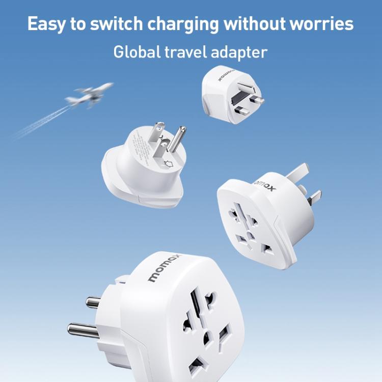 MOMAX UA13 2500W 1-World Global Adapter Socket(US Plug)