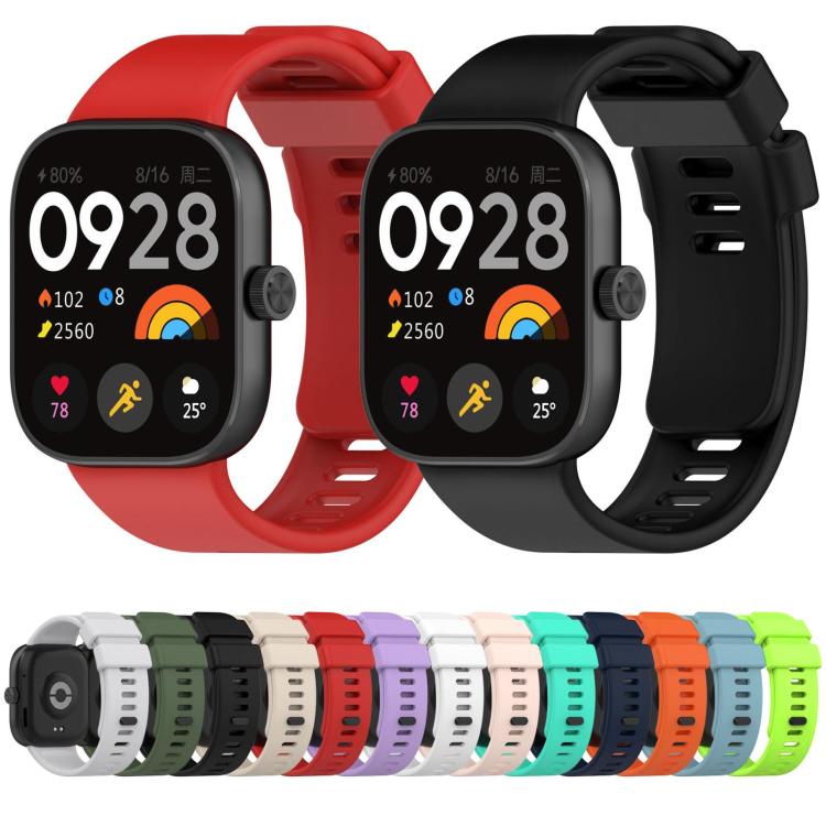 xDfind Solid Color Silicone Sports Watch Band, For Redmi Watch 6 / 5 /  4, For Redmi Watch 6 / 5 / Xiaomi Band 9 Pro