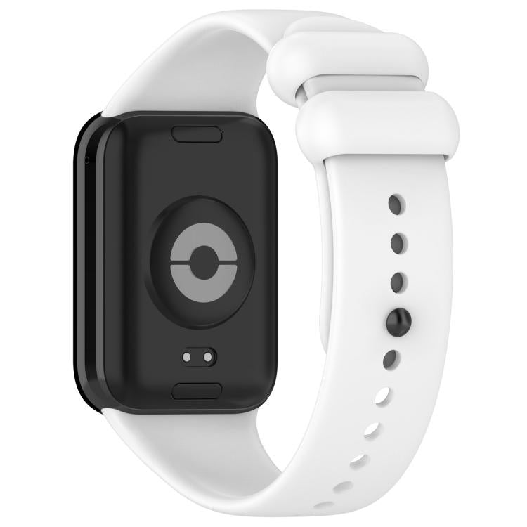 xDfind Solid Color Black Buckle Silicone Watch Band, For Redmi Watch 6 / 5 / Xiaomi Band 9 Pro, For Redmi Watch 6 / Watch 5 / Watch 4