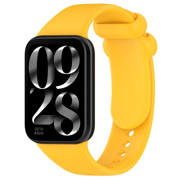 xDfind Solid Color Black Buckle Silicone Watch Band, For Redmi Watch 6 / 5 / Xiaomi Band 9 Pro, For Redmi Watch 6 / Watch 5 / Watch 4