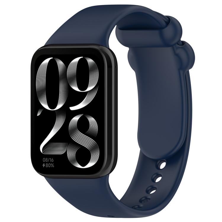 xDfind Solid Color Black Buckle Silicone Watch Band, For Redmi Watch 6 / 5 / Xiaomi Band 9 Pro, For Redmi Watch 6 / Watch 5 / Watch 4