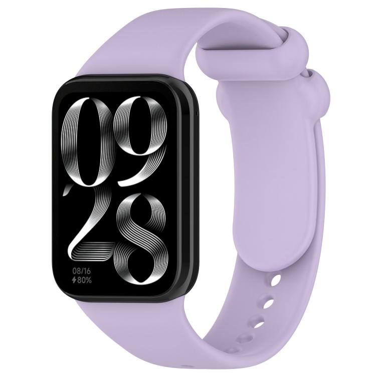 xDfind Solid Color Black Buckle Silicone Watch Band, For Redmi Watch 6 / 5 / Xiaomi Band 9 Pro, For Redmi Watch 6 / Watch 5 / Watch 4