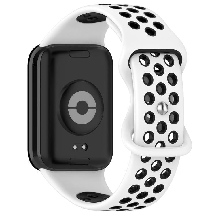 xDfind Dual Color Butterfly Buckle Silicone Watch Band, For Xiaomi Band 9 Pro/8 Pro/Redmi Watch 6/5/4