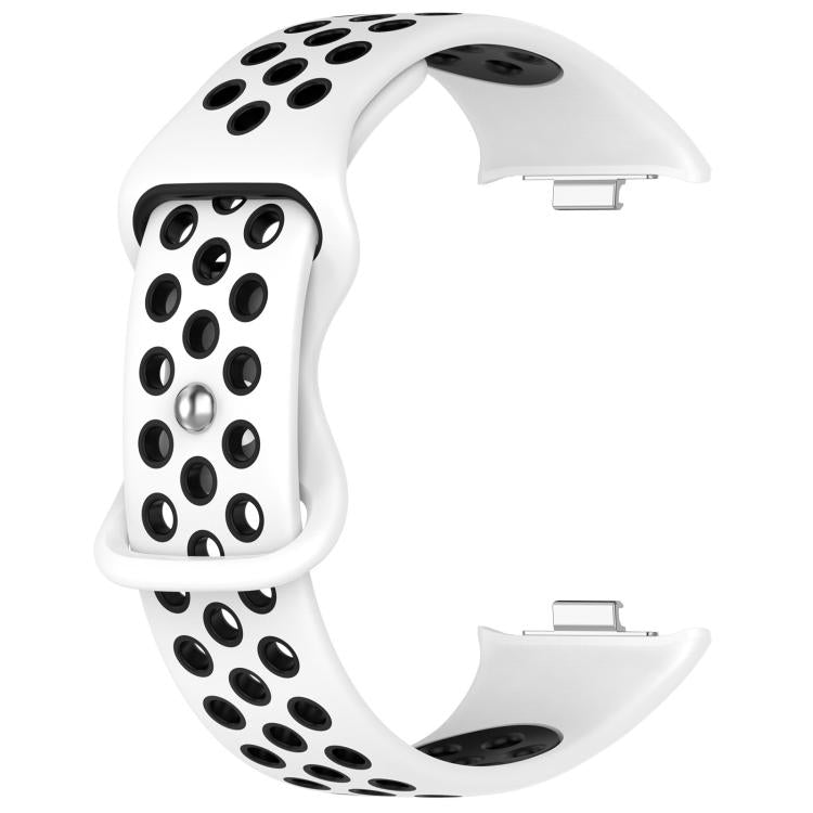 xDfind Dual Color Butterfly Buckle Silicone Watch Band, For Xiaomi Band 9 Pro/8 Pro/Redmi Watch 6/5/4