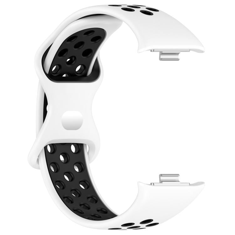 xDfind Dual Color Butterfly Buckle Silicone Watch Band, For Xiaomi Band 9 Pro/8 Pro/Redmi Watch 6/5/4