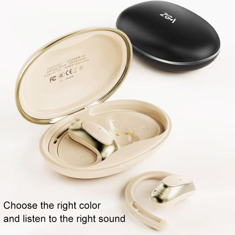 ZGA GS22 Pebble Open Wireless Bluetooth Earphone(Beige)