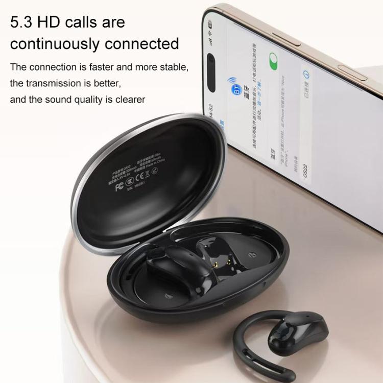 ZGA GS22 Pebble Open Wireless Bluetooth Earphone(Beige)