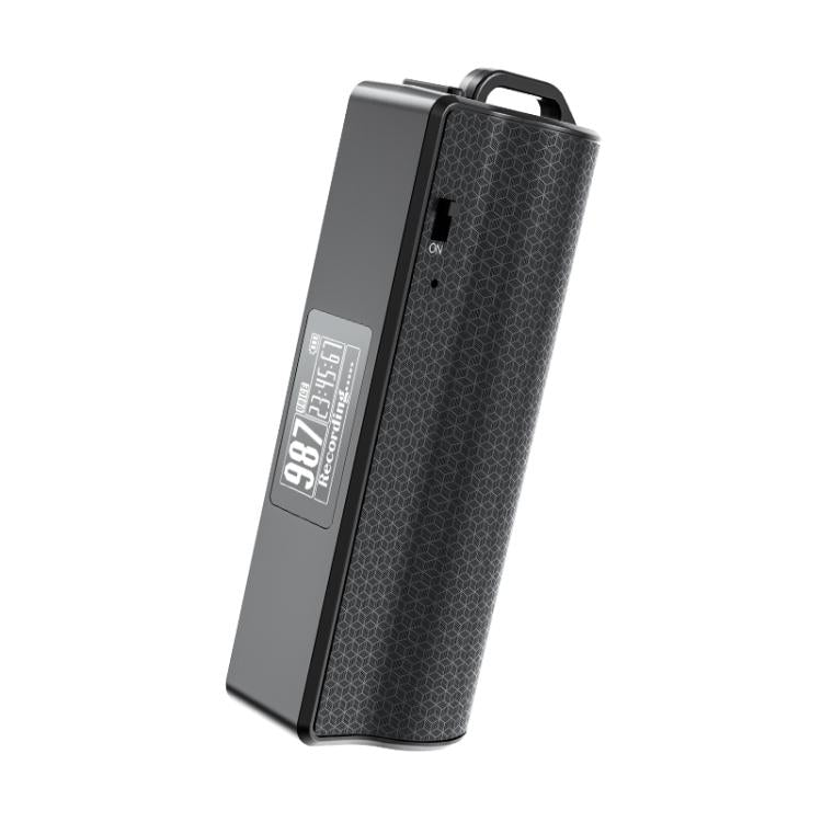 JNN Q70P OLED Display Magnetic Noise Reduction Voice Recording Pen Support APP Control, Memory:8GB(Black)
