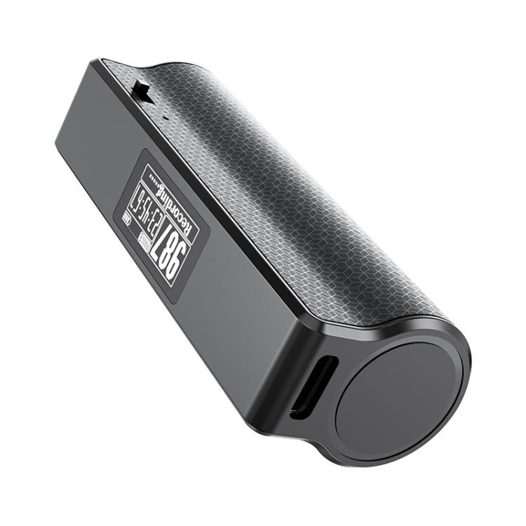JNN Q70P OLED Display Magnetic Noise Reduction Voice Recording Pen Support APP Control, Memory:32GB(Black)