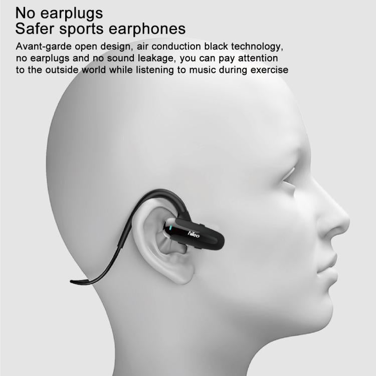Hileo Hi70 Ear-Hook Sports Air Conduction Wireless Earphone(Navy Blue)