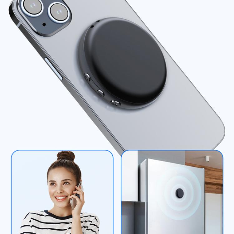 JNN M29A Portable Smart AI Magnetic Recorder Support APP Control, Memory:16GB(Black)