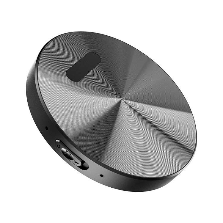 JNN A6 Portable Smart AI Magnetic Recorder Support APP Control, Memory:128GB(Black)