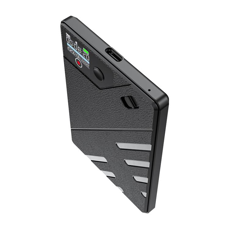 JNN A5 OLED Display Smart AI Magnetic Recorder Support APP Control, Memory:16GB(Black)