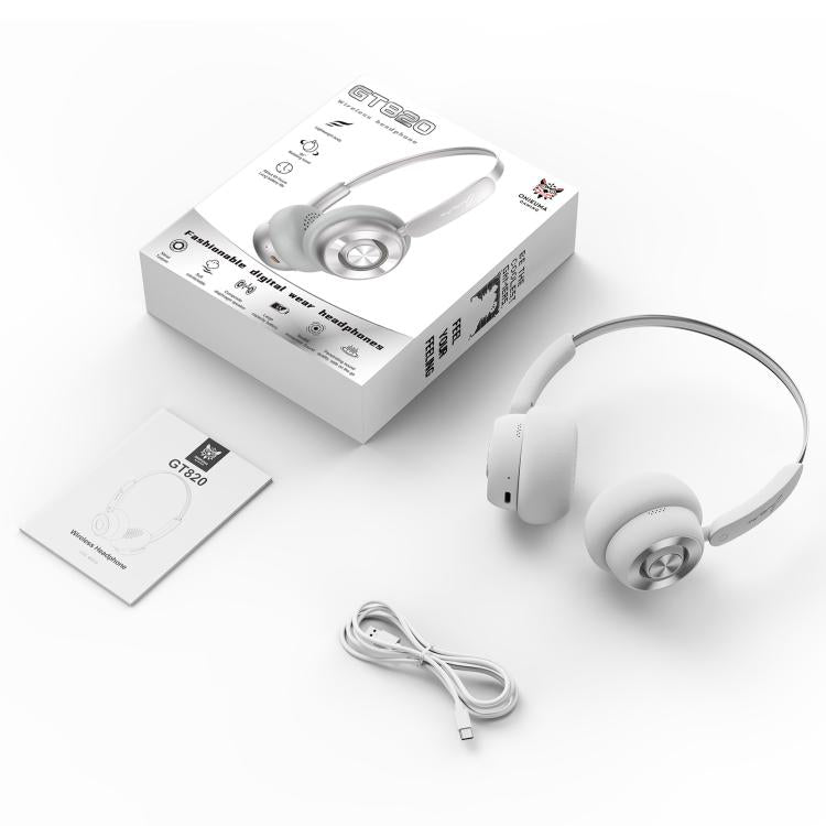 ONIKUMA GT820 Head-mounted Wireless Bluetooth Headphone(Silver)