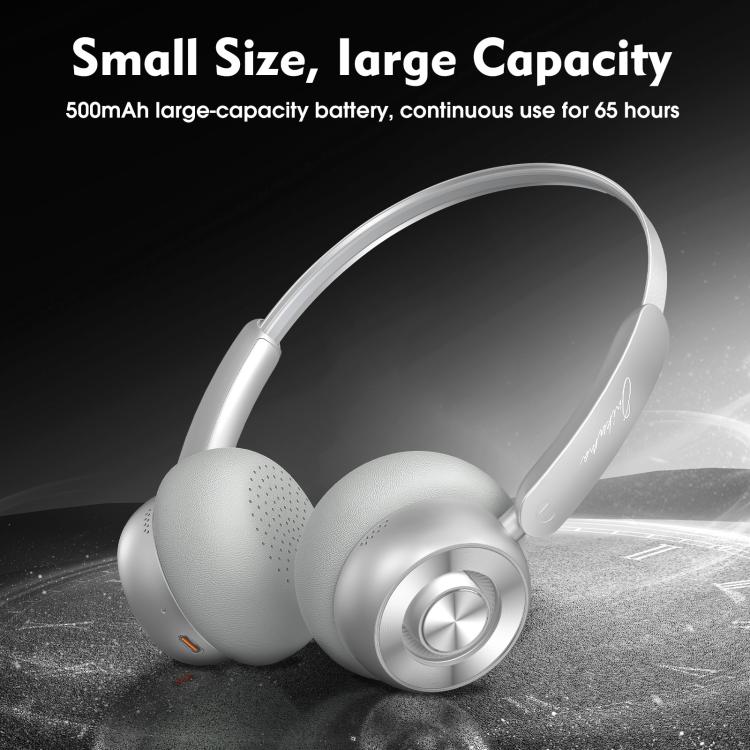 ONIKUMA GT820 Head-mounted Wireless Bluetooth Headphone(Silver)