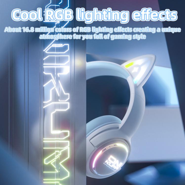 ONIKUMA GT838 2.4G Head-mounted Wireless Bluetooth Headphone(Blue)