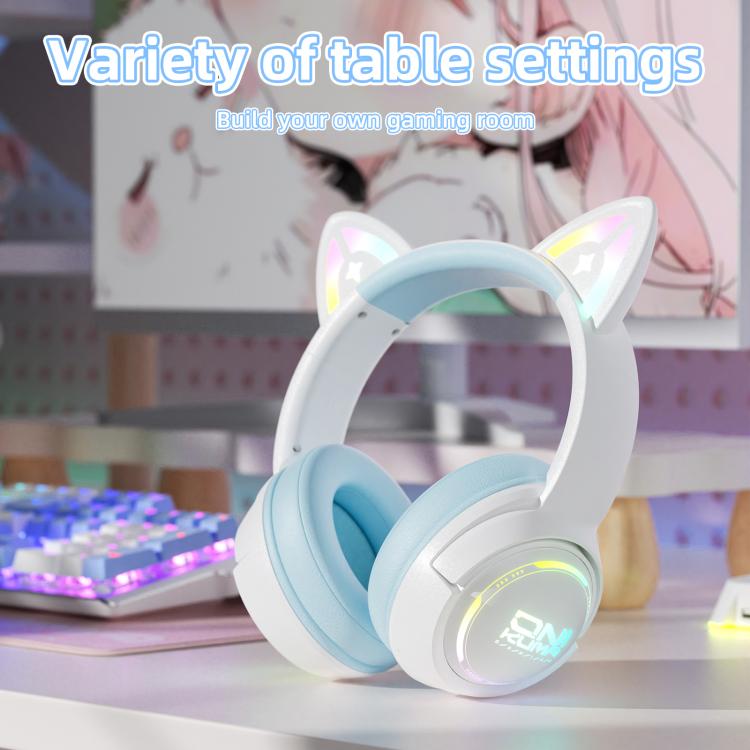 ONIKUMA GT838 2.4G Head-mounted Wireless Bluetooth Headphone(Blue)