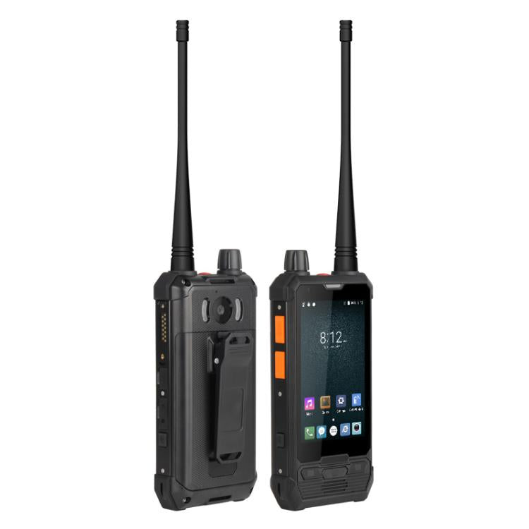 UNIWA P2 Plus UHF Walkie-Talkie Rugged Phone, 3GB+32GB, 4.0 inch Android 9.0 Mediatek MT6762 Octa Core, Network: 4G, NFC, Plug:EU Plug(Black)